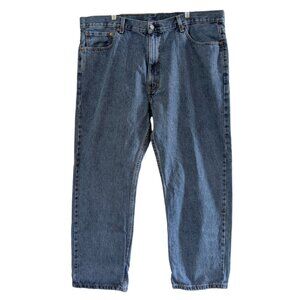 Levi Strauss & Co. Men's Denim Jeans 505 Classic Straight Leg Cotton W44 L30